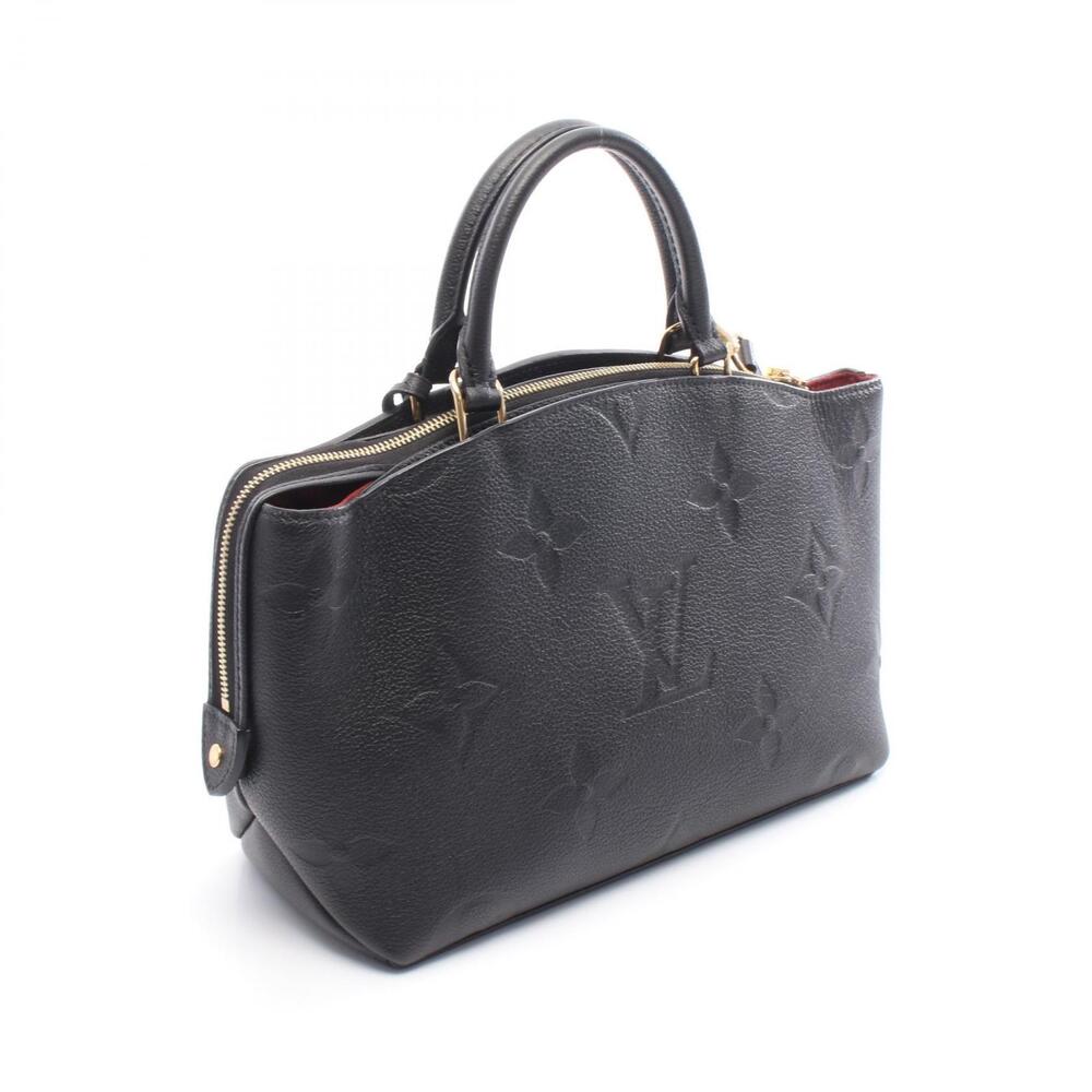 Louis Vuitton Palais Monogram Empreinte Black Handbag Leather Grand